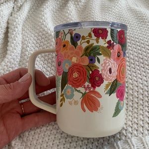 Corksicle Rifle Paper Co Garden Party mug 16 0z. New